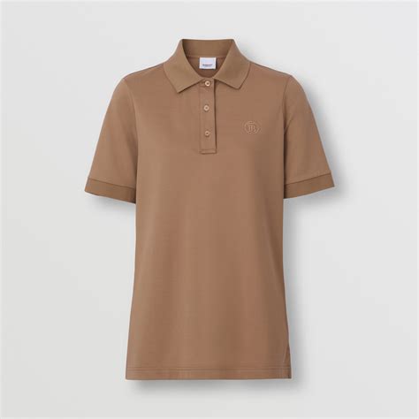 Polo shirt Burberry Camel size L International in Cotton 